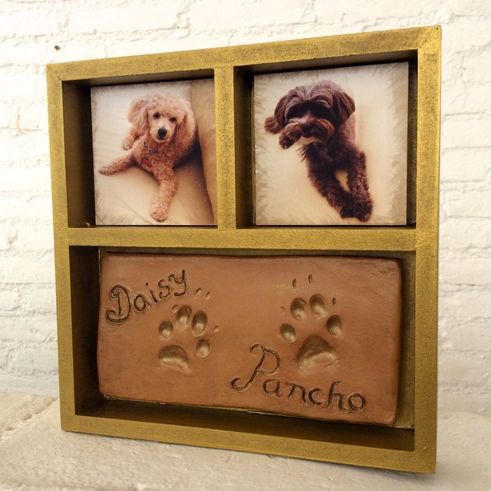 Shadow box for sales dog paw print